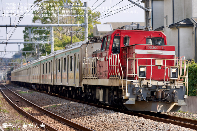 【東急】5000系5102F J-TREC横浜事業所出場 甲種輸送を北鎌倉～大船間で撮影した写真