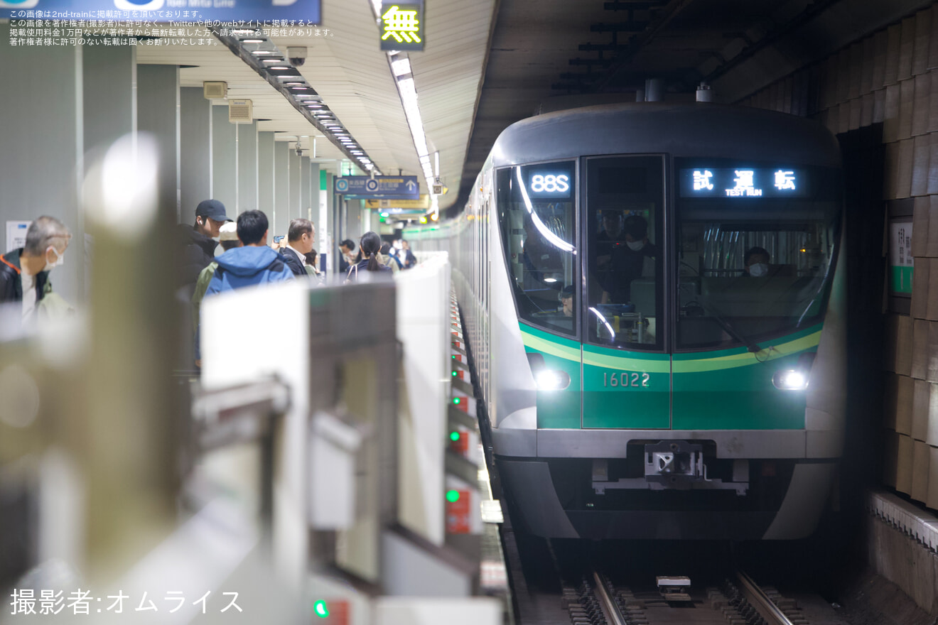 【メトロ】16000系16122F 綾瀬工場出場試運転(202603)の拡大写真