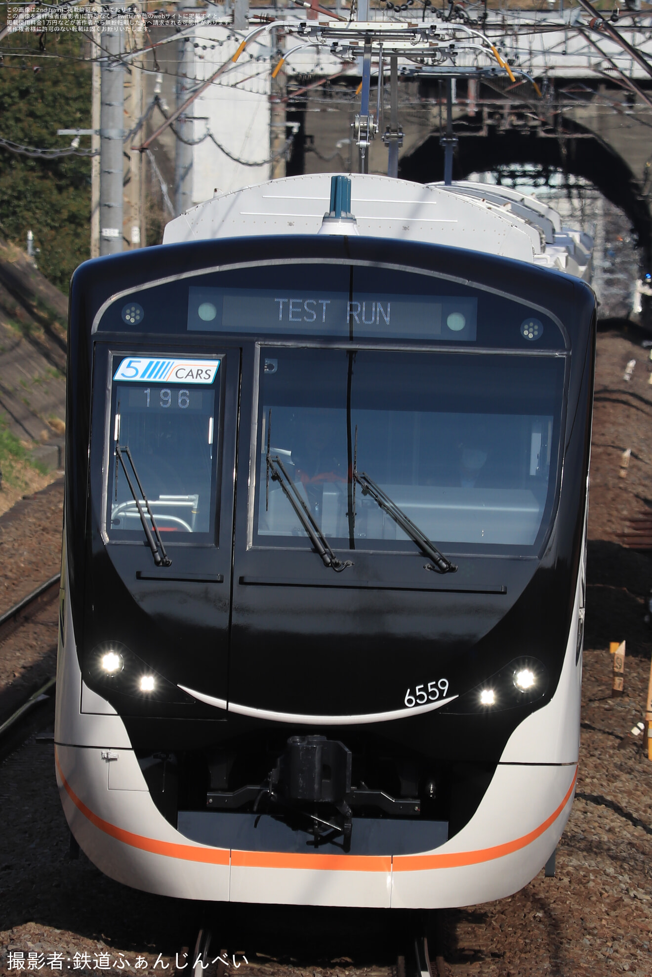 【東急】6020系6159F新製後性能確認試運転の拡大写真