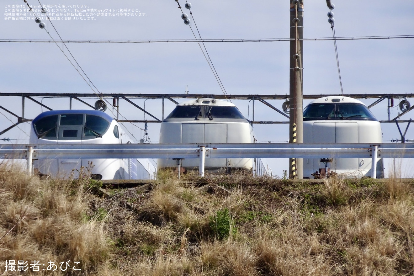 【JR西】289系I03編成からHD632編成へ書き換えられていることが確認の拡大写真