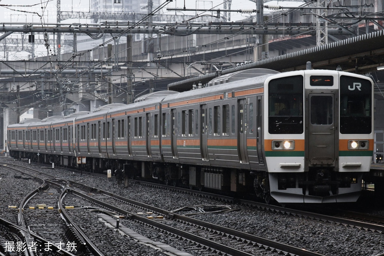 【JR東】211系3000番台タカC6編成大宮総合車両センター出場回送の拡大写真