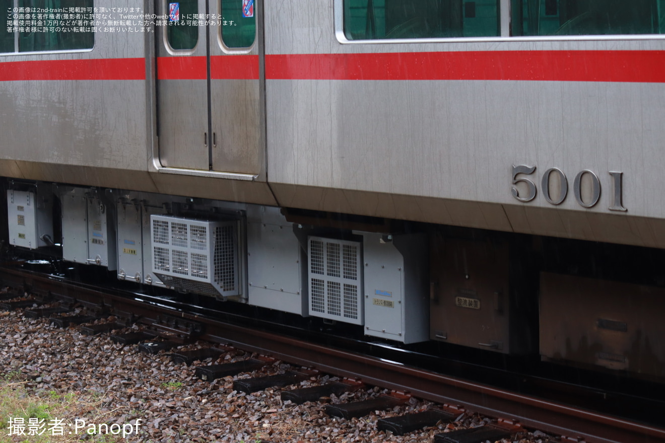 【名鉄】5000系5001F舞木検査場出場試運転 の拡大写真