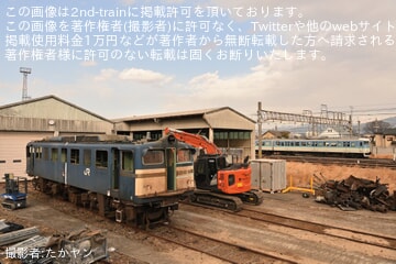 【JR貨】塩尻機関区篠ノ井派出でED62-16の解体・搬出が確認される