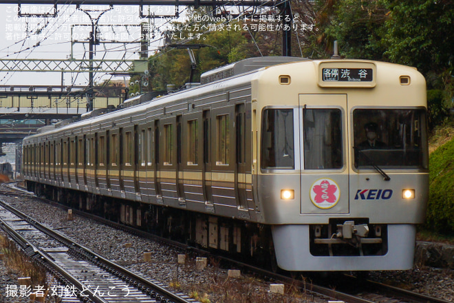 【京王】1000系1752Fに「さくら INOKASHIRA」のヘッドマークを掲出を高井戸～富士見ケ丘間で撮影した写真