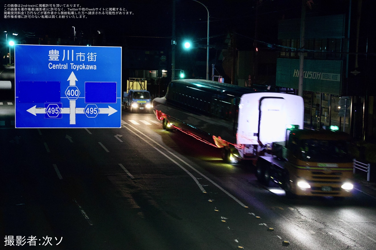 【JR海】N700S J57編成陸送の拡大写真