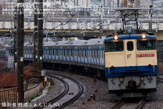 【東臨】71-000形Z14編成J-TREC新津事業所出場甲種輸送 - 五反田駅にて撮影