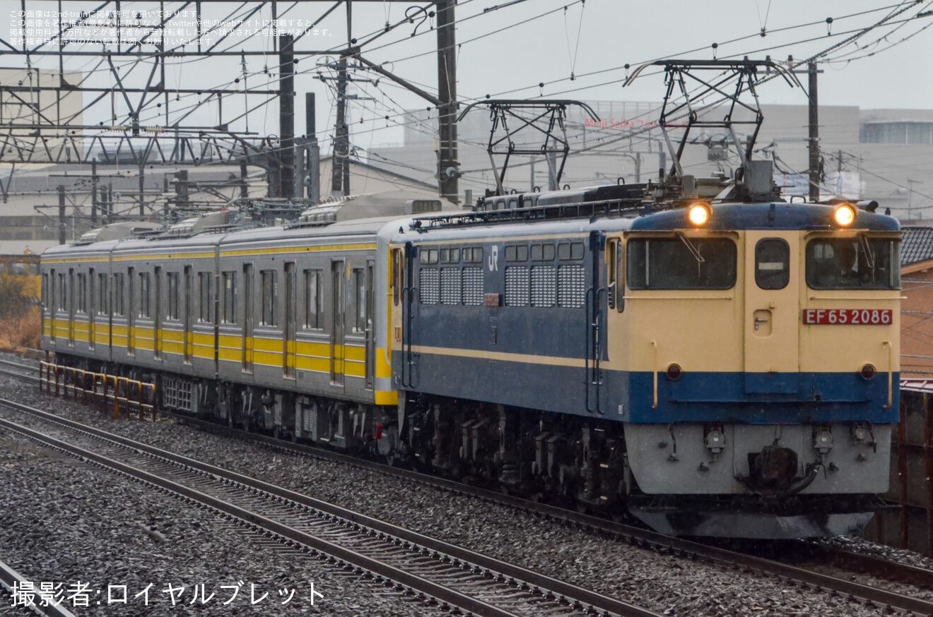 【伊豆箱】5000系5504編成「イエロー・シャイニング・トレイン」大場工場出場甲種輸送の拡大写真