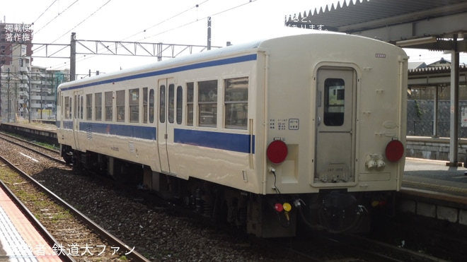 【JR九】キハ147-1055が小倉総合車両センターを出場し日豊本線を下る（2枚目）