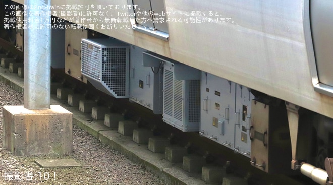 【TX】TX-1000系TX-1101F(トップナンバー)機器更新を終えて出場試運転（2枚目）