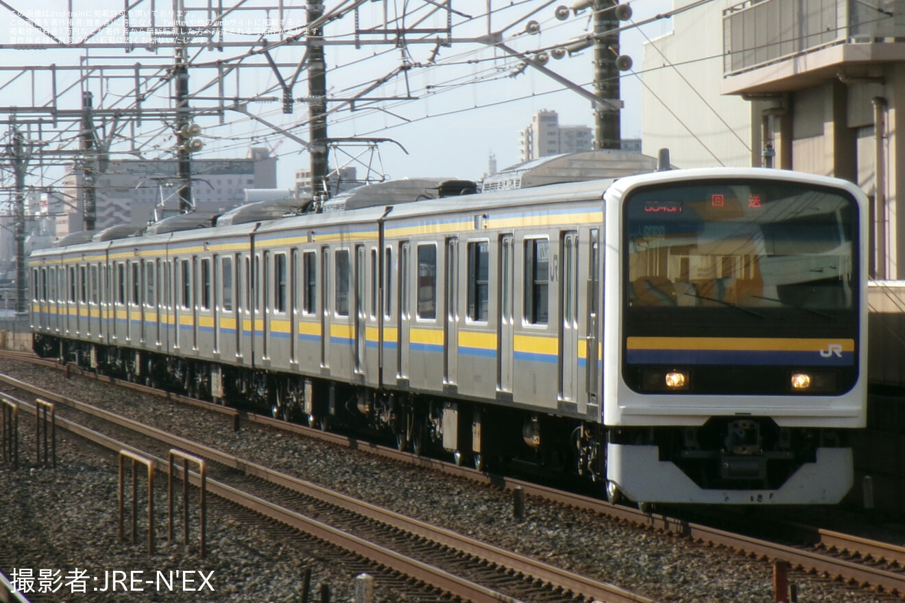 【JR東】209系マリC623編成 大宮総合車両センター出場(202603)の拡大写真