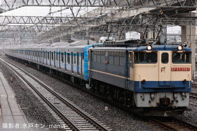 【東臨】71-000形Z14編成J-TREC新津事業所出場甲種輸送 - 赤羽～東十条間にて撮影