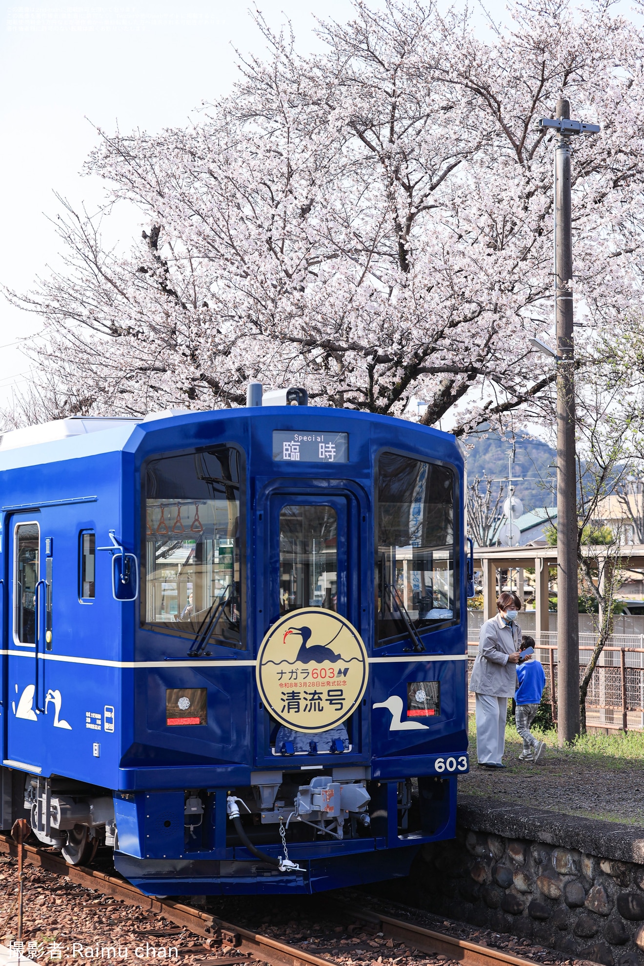 【長良川】ナガラ600形603「清流号」運行開始の拡大写真