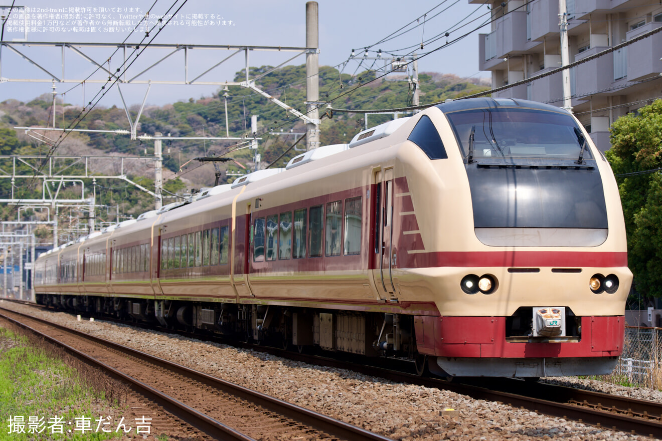 【JR東】E653系カツK70編成使用 団体臨時列車運転の拡大写真