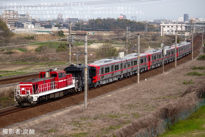 【名鉄】9100系9125F、9126F、9127F甲種輸送（1枚目）