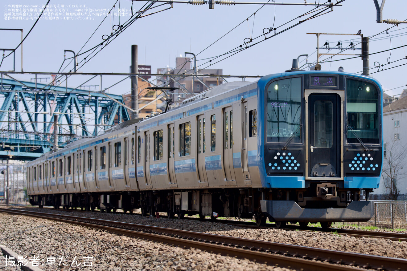 【JR東】E131系コツG-07編成 中央本線•篠ノ井線長野方面での試運転を終えて返却回送の拡大写真