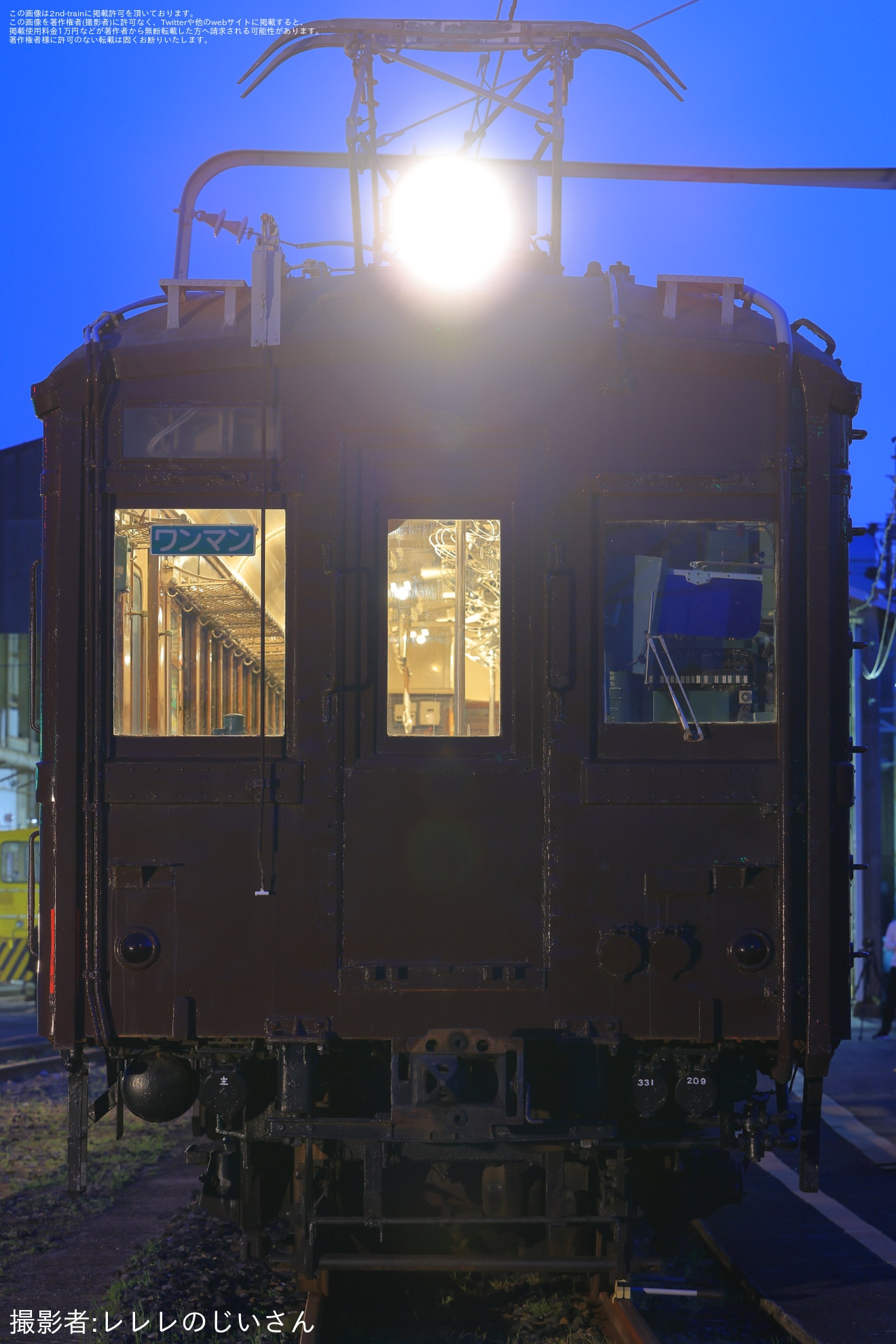 【JR西】「クモハ42夜間撮影会@下関総合車両所」開催(2026年)の拡大写真