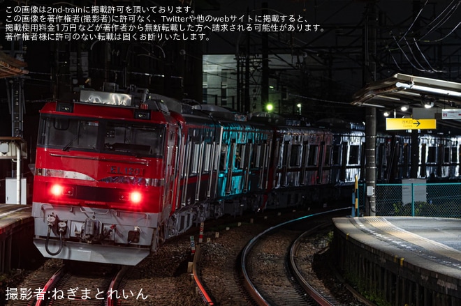 【名鉄】9100系9125F+9126F+9127FがEL120により回送を不明で撮影した写真