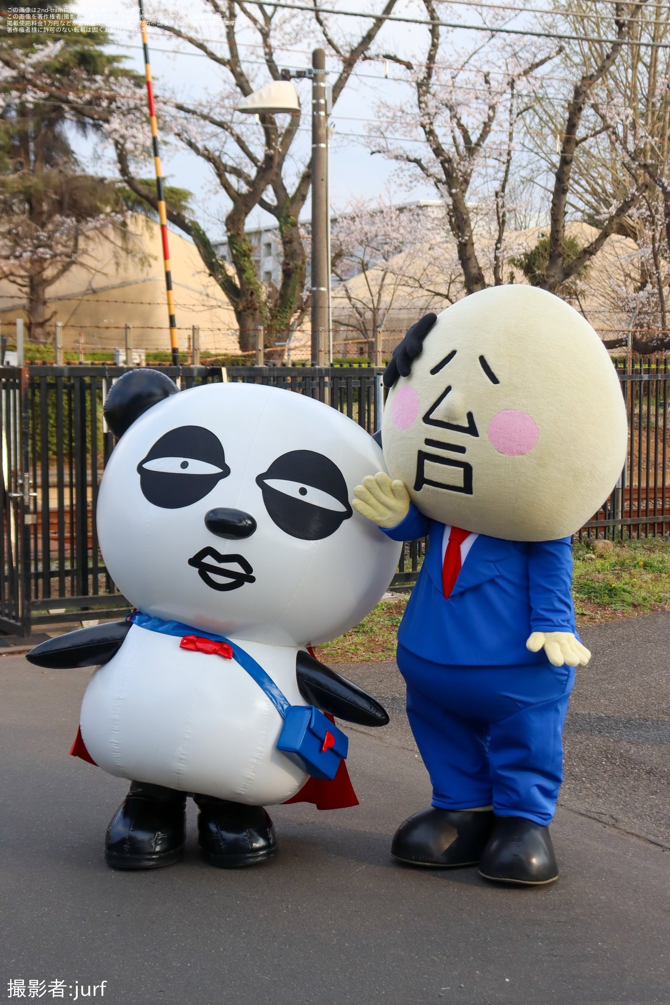 【京成】松戸駐屯地一般開放に京成パンダと松戸さんが登場の拡大写真