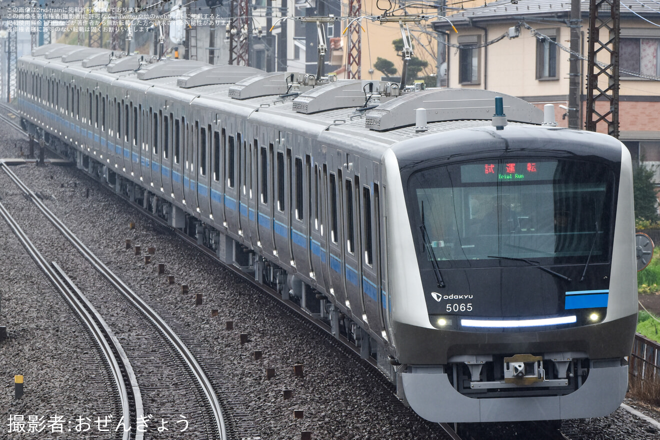 【小田急】5000形5065F(5065×10)新車性能確認試運転の拡大写真