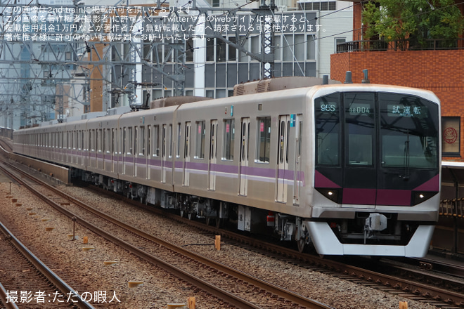 【メトロ】08系08-104F鷺沼工場出場試運転を実施 - 溝の口駅にて撮影
