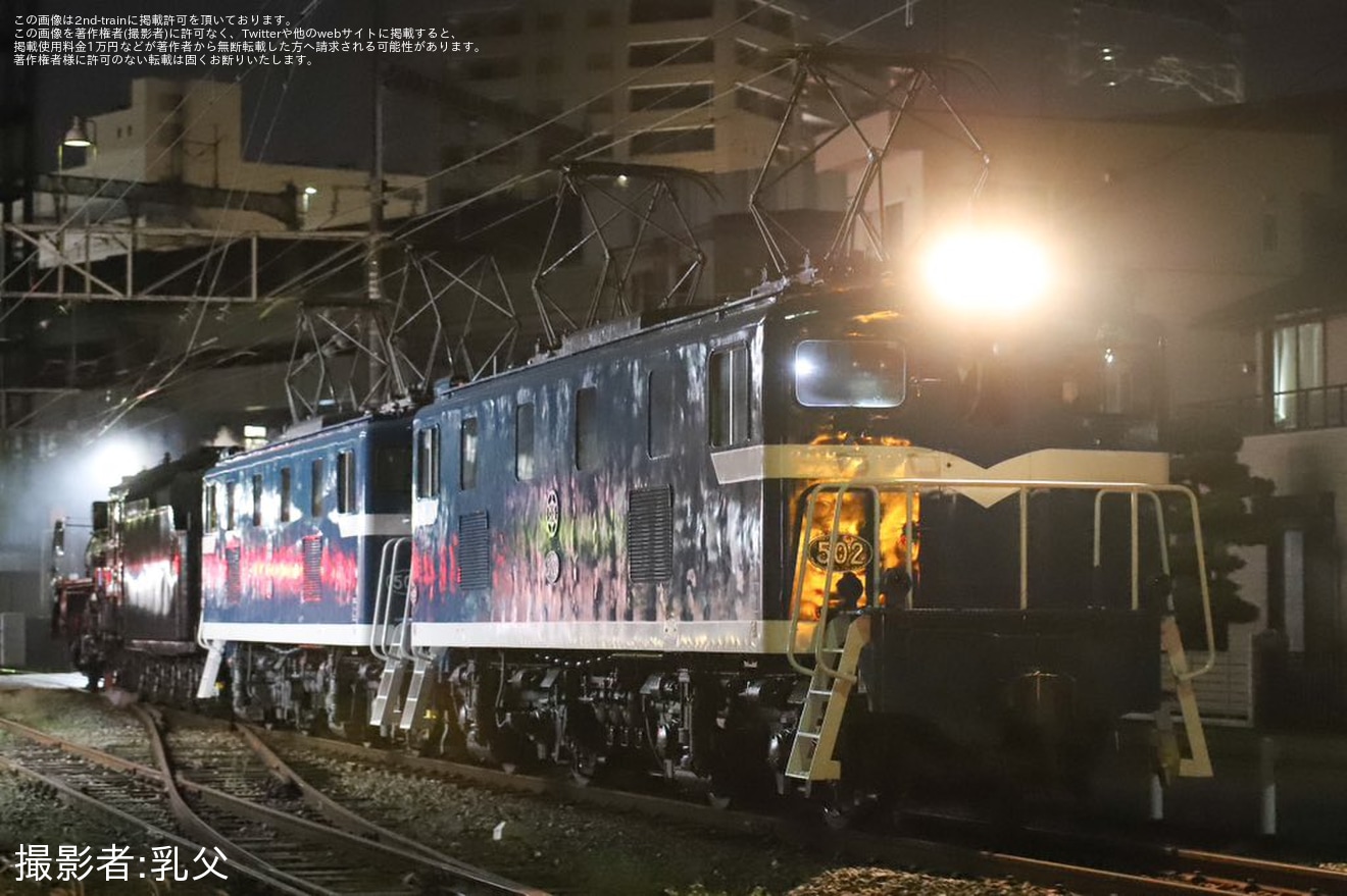 【秩鉄】C58-363が羽生へ試運転の拡大写真