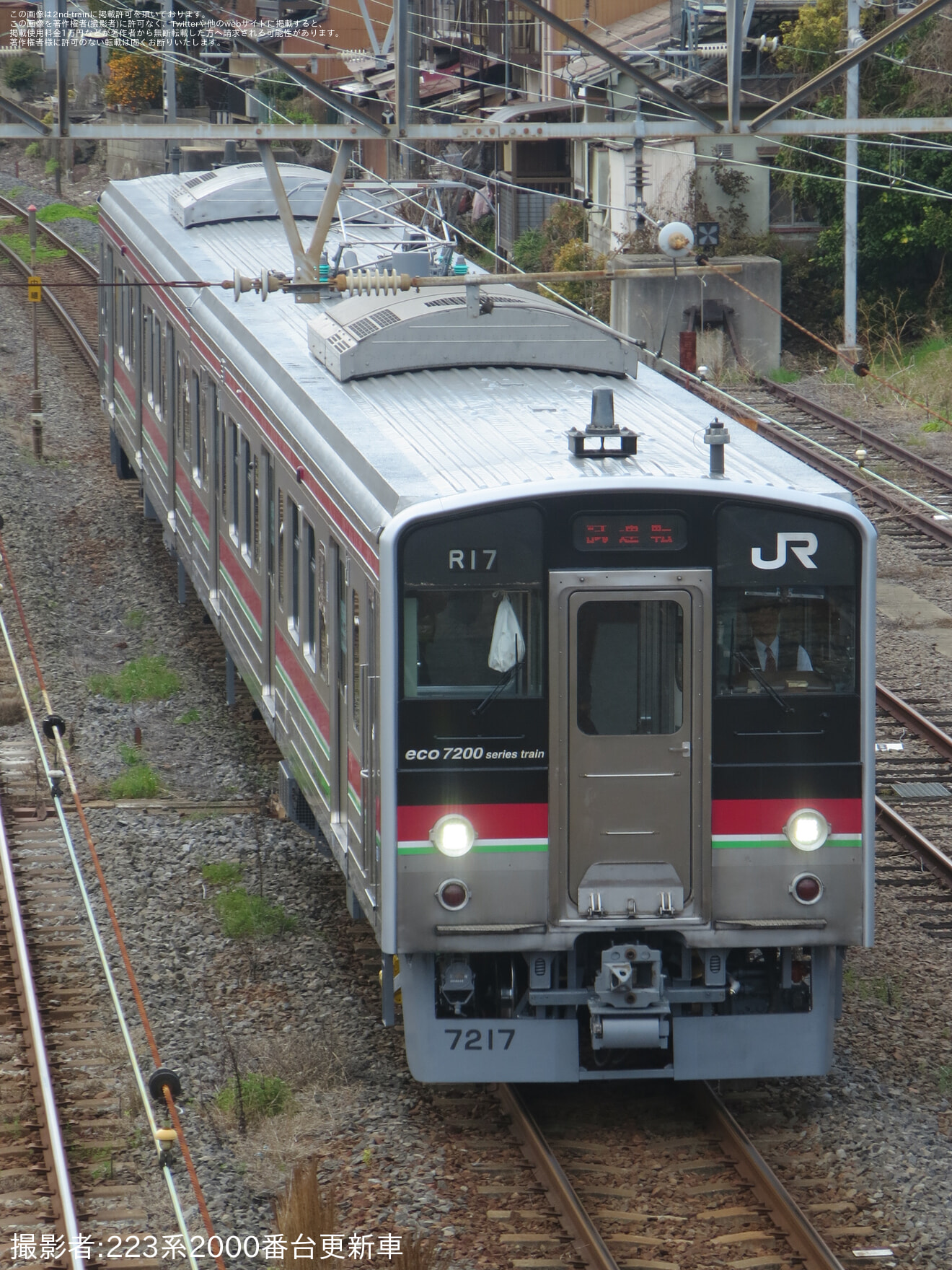 【JR四】7200系R17編成が全般検査を終えて多度津工場出場の拡大写真