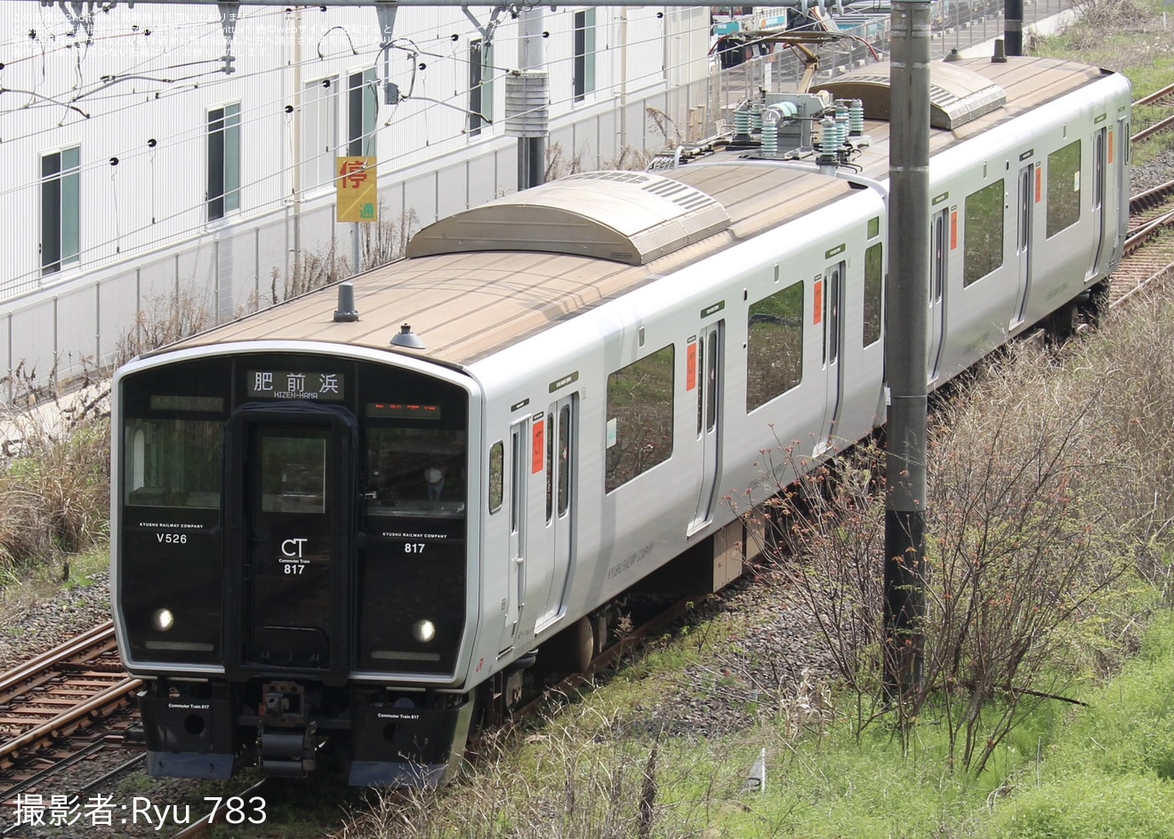 【JR九】817系VN26編成が500番台化(ロング化)されVN526編成にの拡大写真