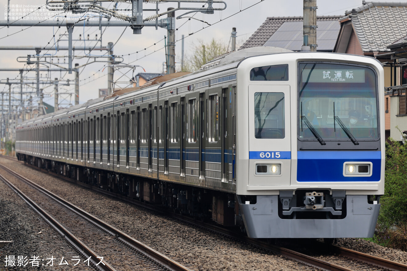 【西武】6000系6115F 武蔵丘車両検修場出場試運転の拡大写真