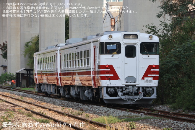 【SRT】キハ48-537+キハ48-1507が本線試運転を不明で撮影した写真