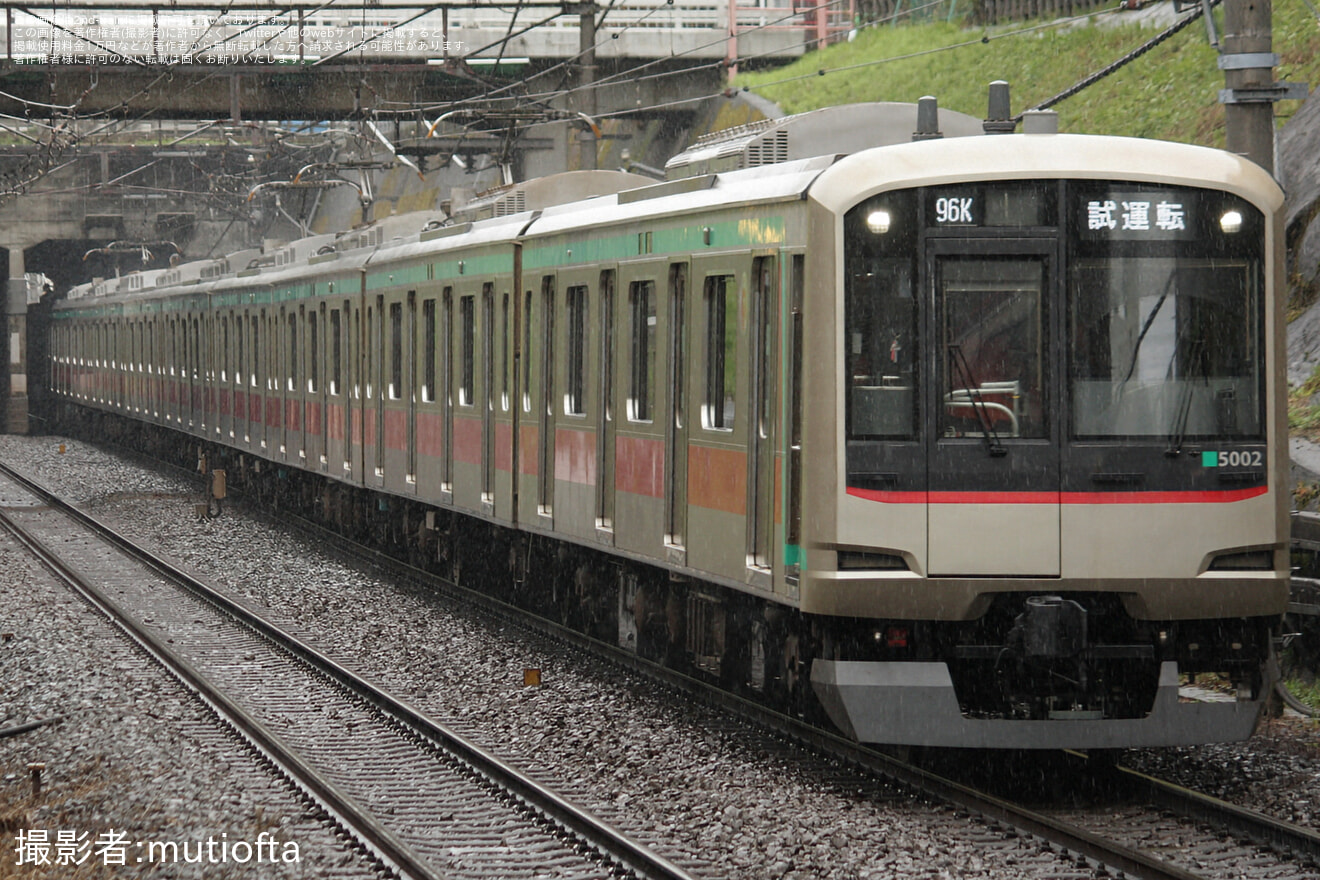 【東急】5000系5102F性能確認試運転(202604)の拡大写真