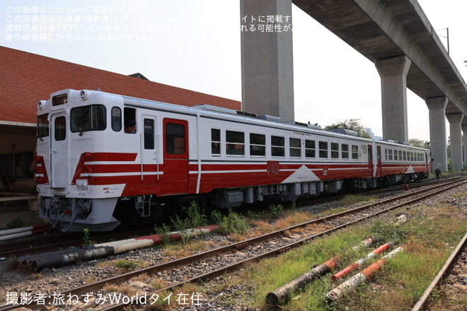 【SRT】キハ48-537+キハ48-1507が本線試運転を不明で撮影した写真