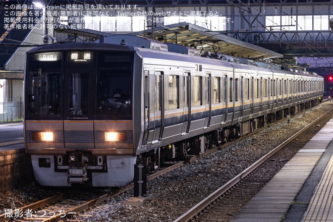 【JR西】和田岬線用207系X1編成が網干総合車両所本所へ回送（1枚目）