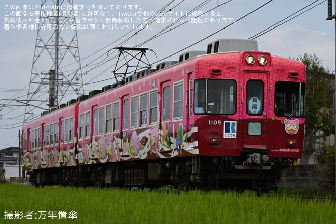 【ことでん】「うどん県×ヤドン号」が長尾線を特別運行(2026年)（1枚目）