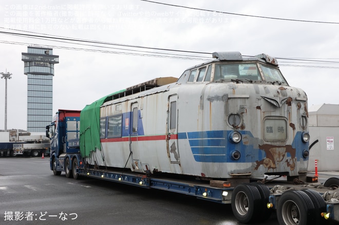 【JR北】781系「ライラック」クモハ781-2が大洗港で目撃を大洗港で撮影した写真