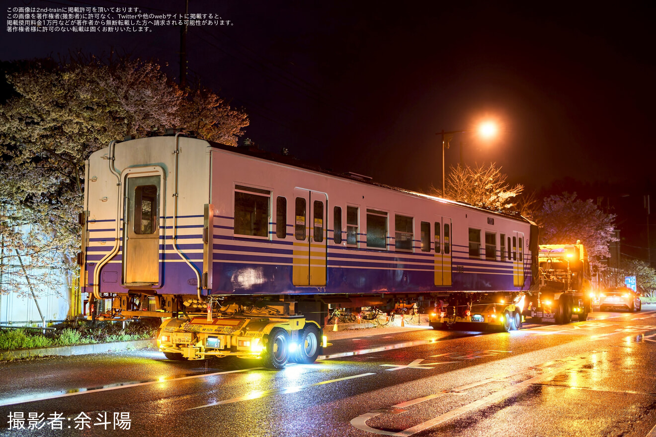 【えちぜん】Mc7003が陸送されるの拡大写真