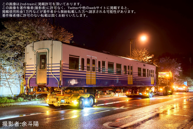 【えちぜん】Mc7003が陸送される（1枚目）