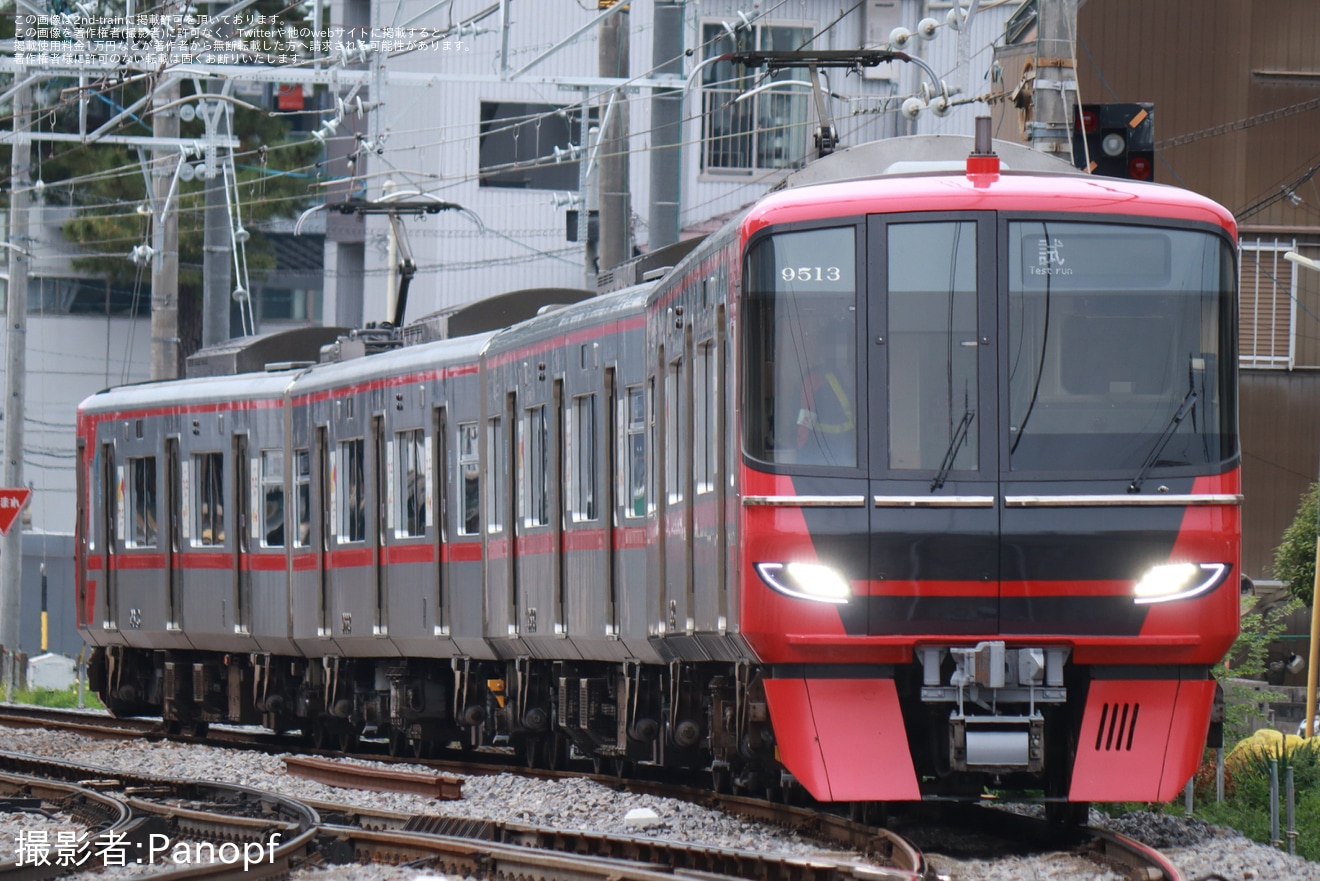 【名鉄】9500系9513F舞木検査場出場試運転の拡大写真