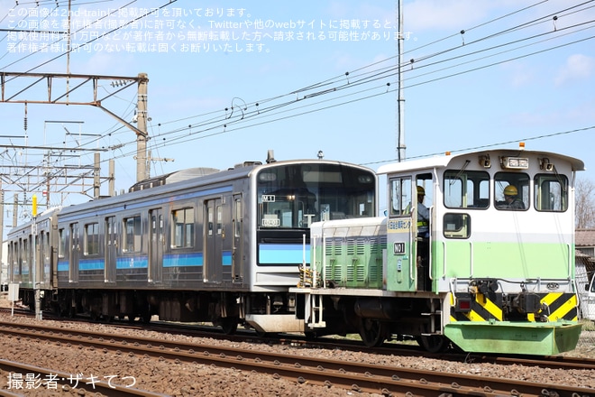 【JR東】205系M1編成のうち2両が構内入換（1枚目）