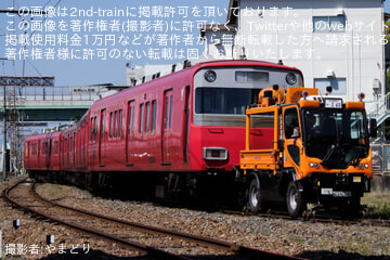 【名鉄】6800系6812Fと6500系6508Fが東名古屋港へ回送