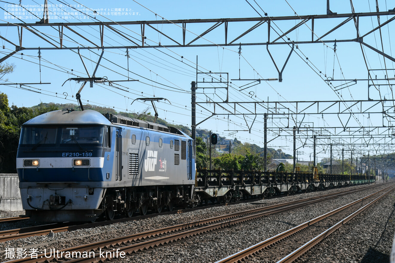 【JR貨】日鐵チキ返空列車がチキ18両で運転の拡大写真