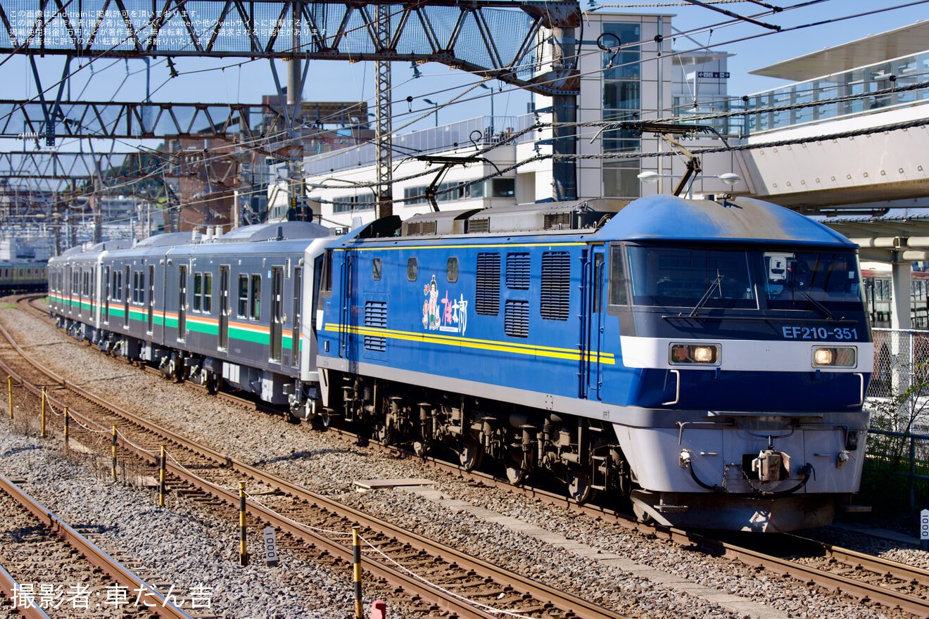 【JR東】E723系5000番台B-1編成+B-2編成川崎車両出場甲種輸送の拡大写真