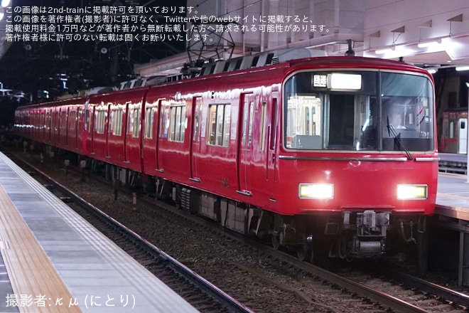【名鉄】6500系6508F+6800系6812Fが廃車のため大江へ回送（2枚目）