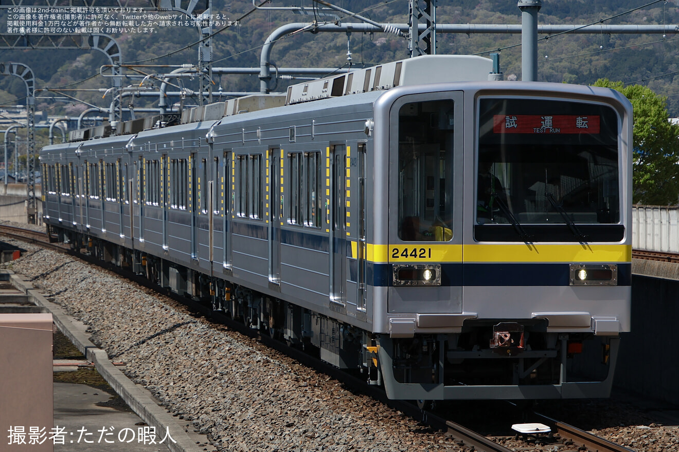 【東武】20400型21421F南栗橋工場出場試運転を実施の拡大写真