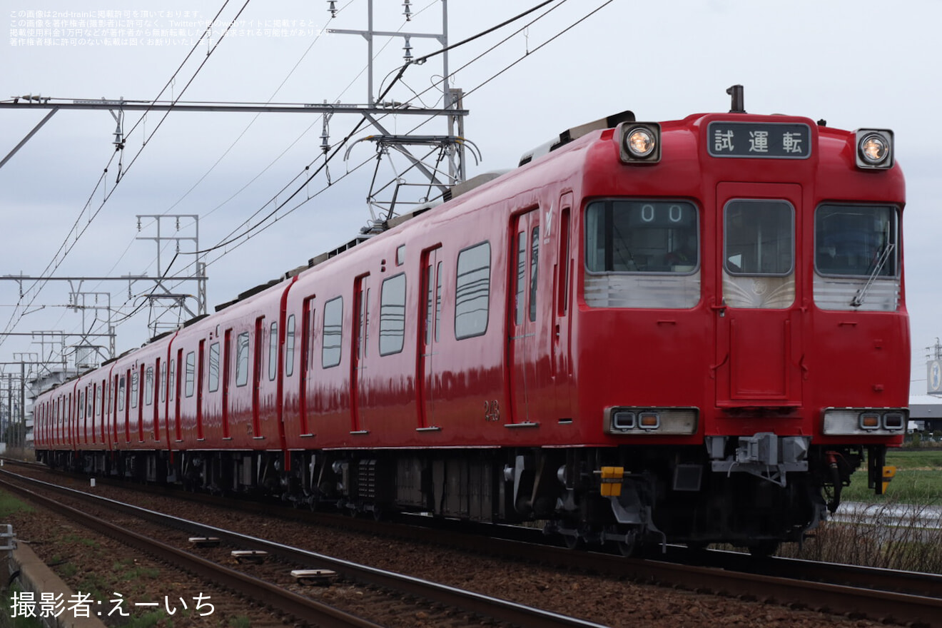  【名鉄】100系213F舞木検査場出場試運転の拡大写真