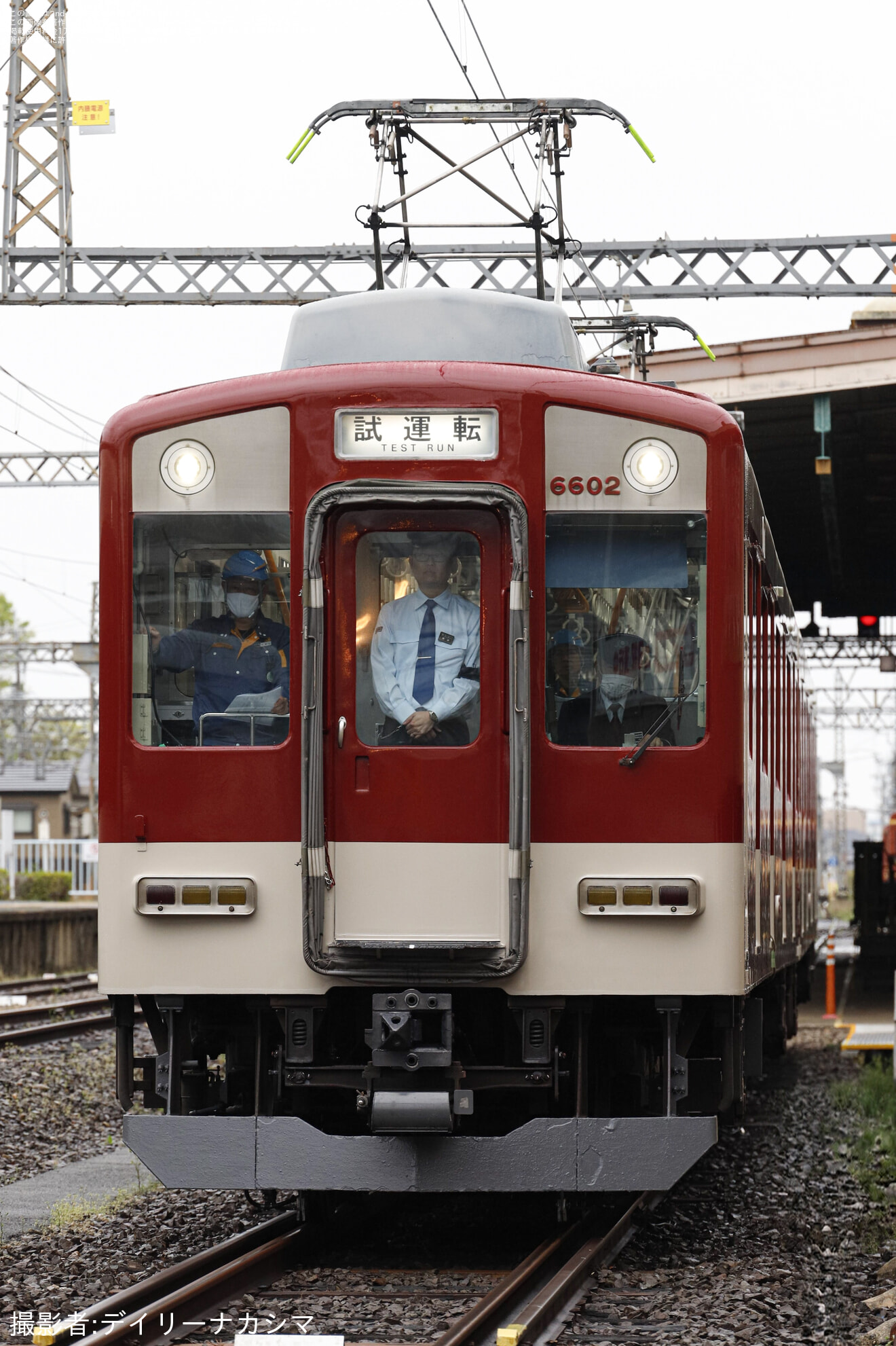 【近鉄】6600系FT02五位堂検修車庫出場試運転(202604)の拡大写真