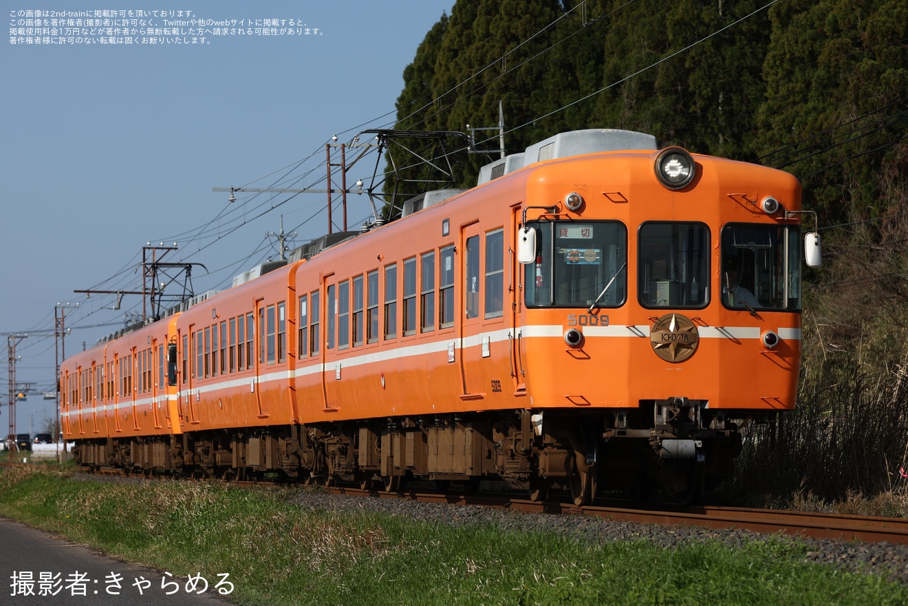 【一畑】2100系/5000系元京王車で行く春の出雲号・酔電の旅の拡大写真