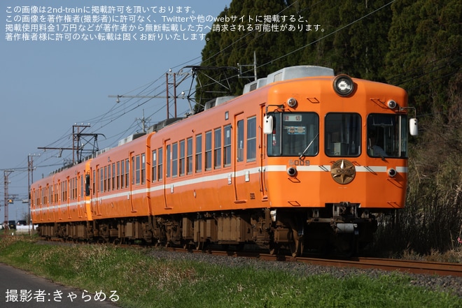 【一畑】2100系/5000系元京王車で行く春の出雲号・酔電の旅を不明で撮影した写真