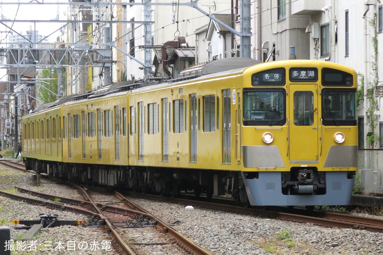 【西武】9105Fの運用離脱により2535Fが多摩湖線を代走の拡大写真