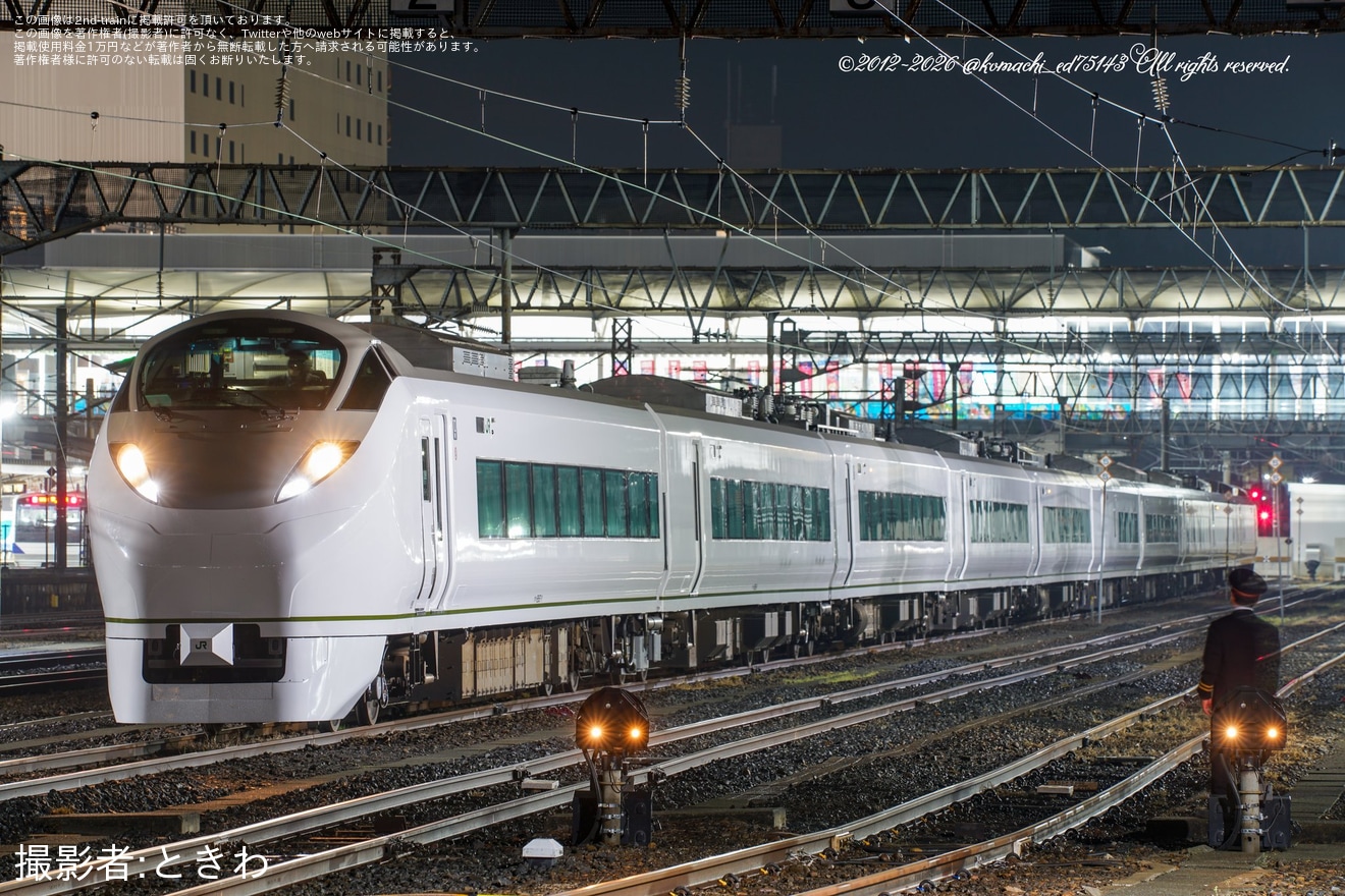 【JR東】E657系カツK1編成がいわき駅イベントに伴い回送の拡大写真