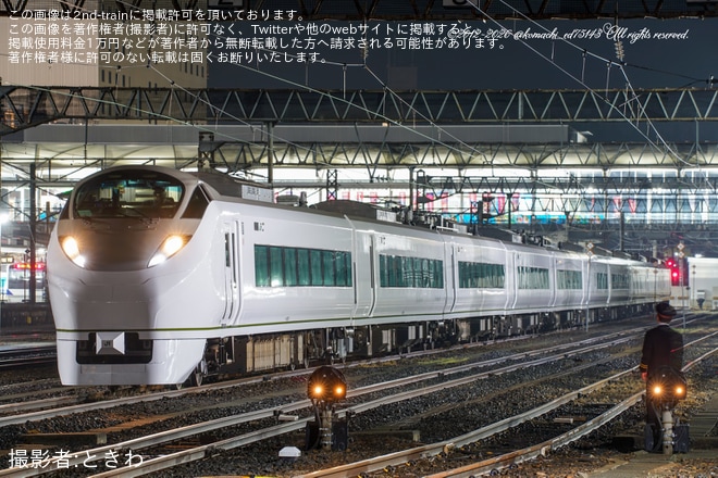 【JR東】E657系カツK1編成がいわき駅イベントに伴い回送（1枚目）